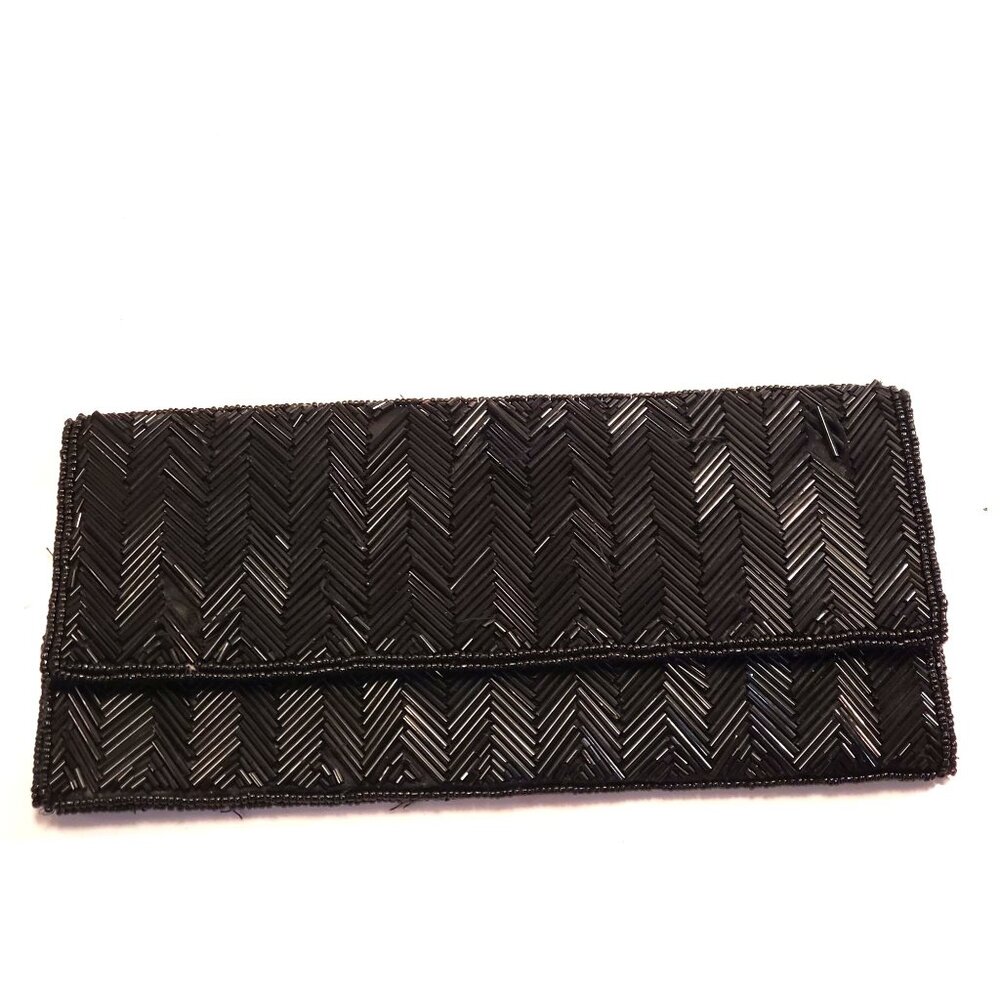 Forever 21 Sequin Purse Clutch with Snap Magnet Lock